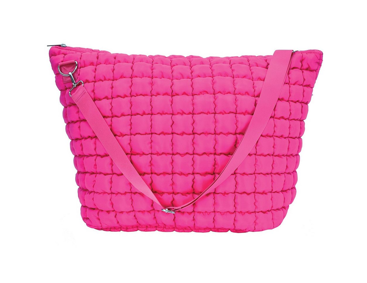 puffy weekender bag
