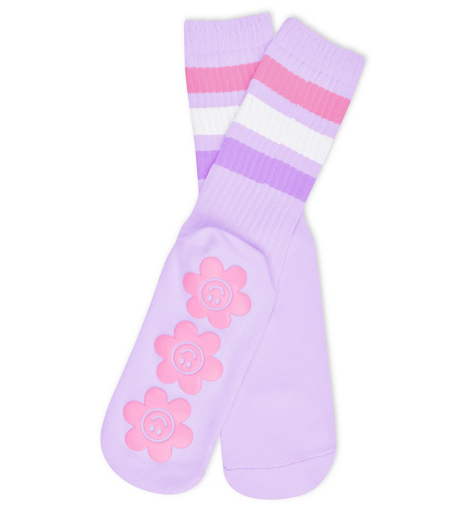 purple groovy socks