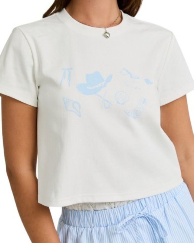 cowgirl graphic baby tee
