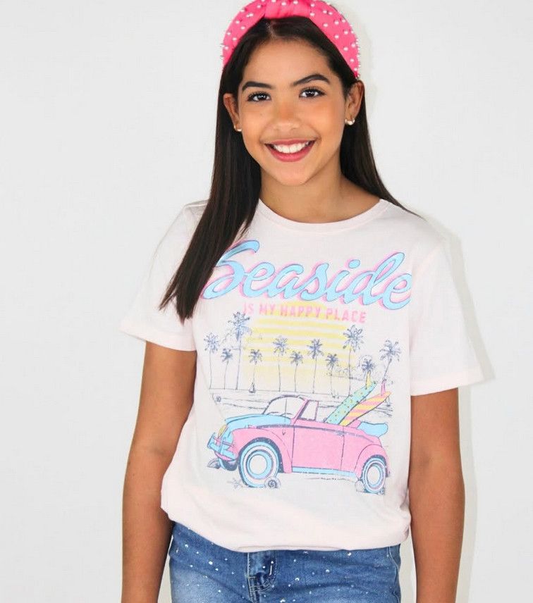 seaside is my happy place tee