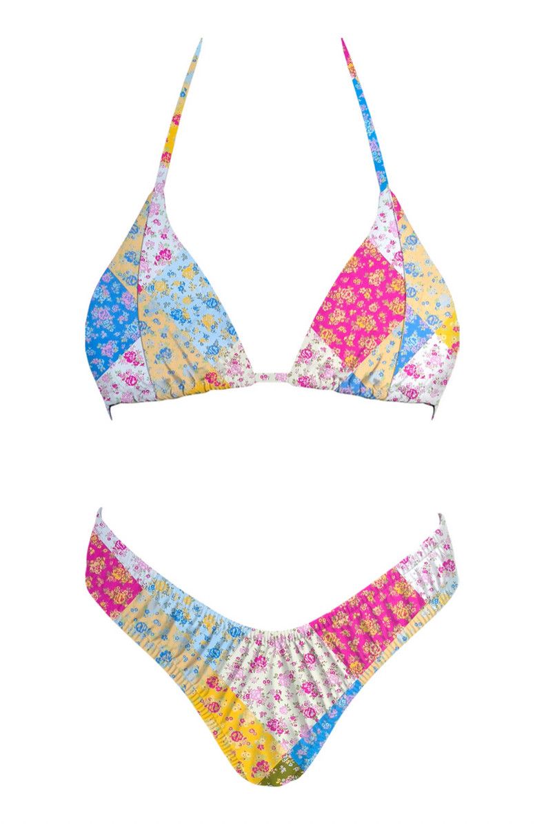 patchwork summer bikini