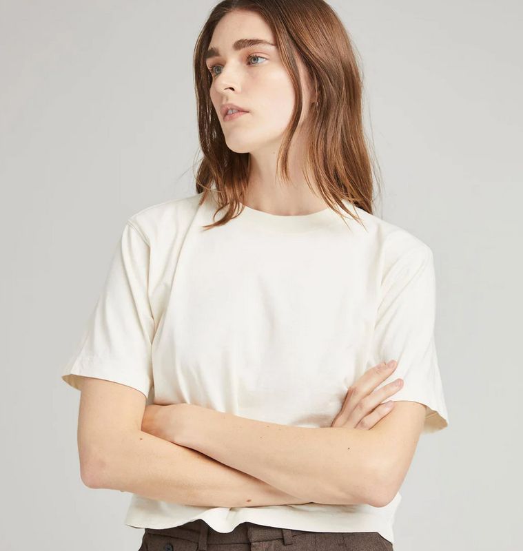 relaxed crop tee