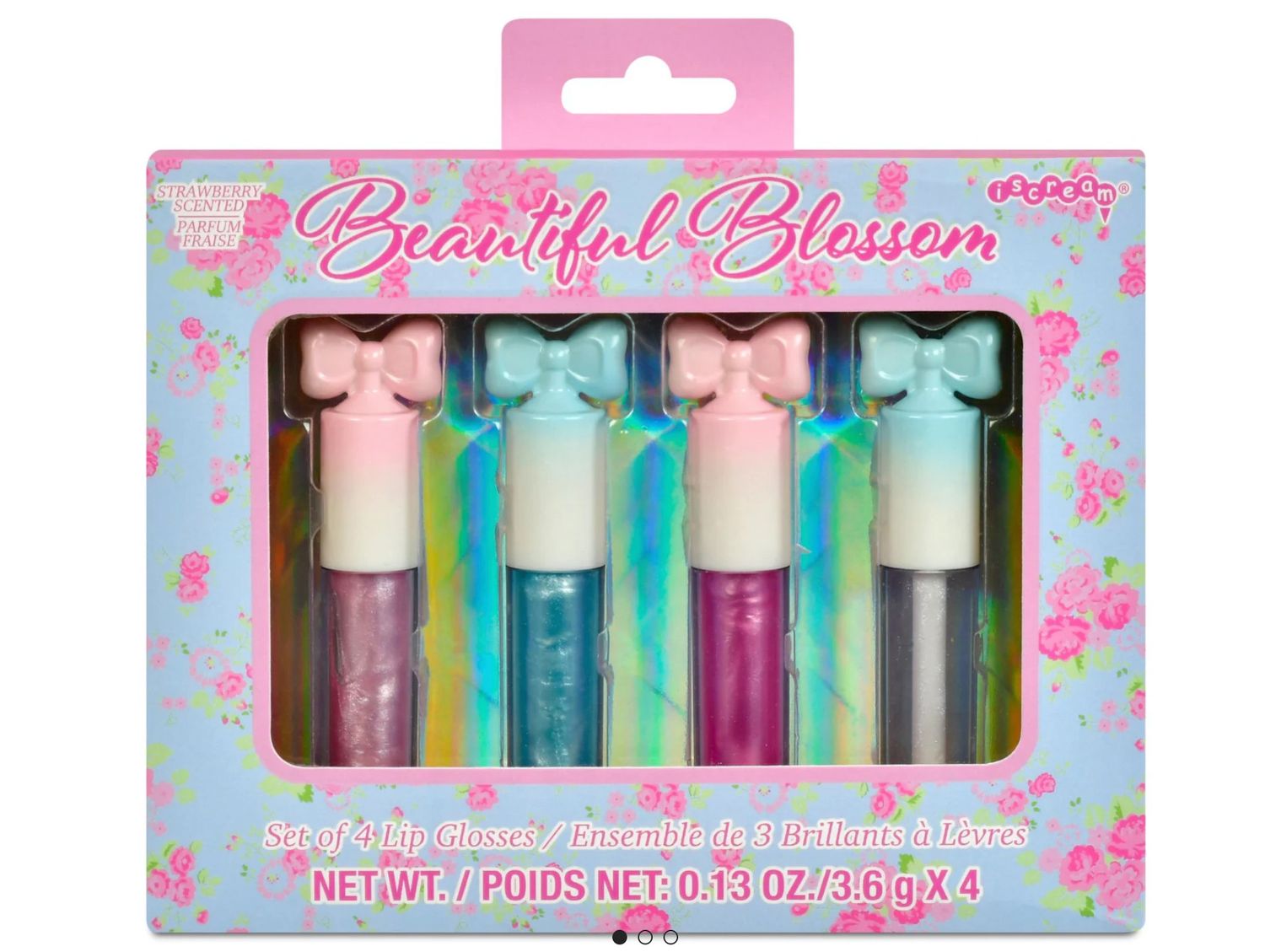 beautiful blossom lip gloss set
