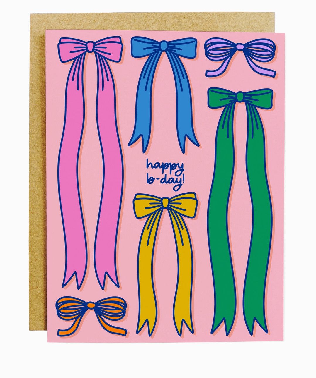 birthday bows card