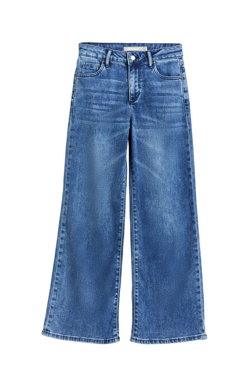 wide leg jeans- indigo