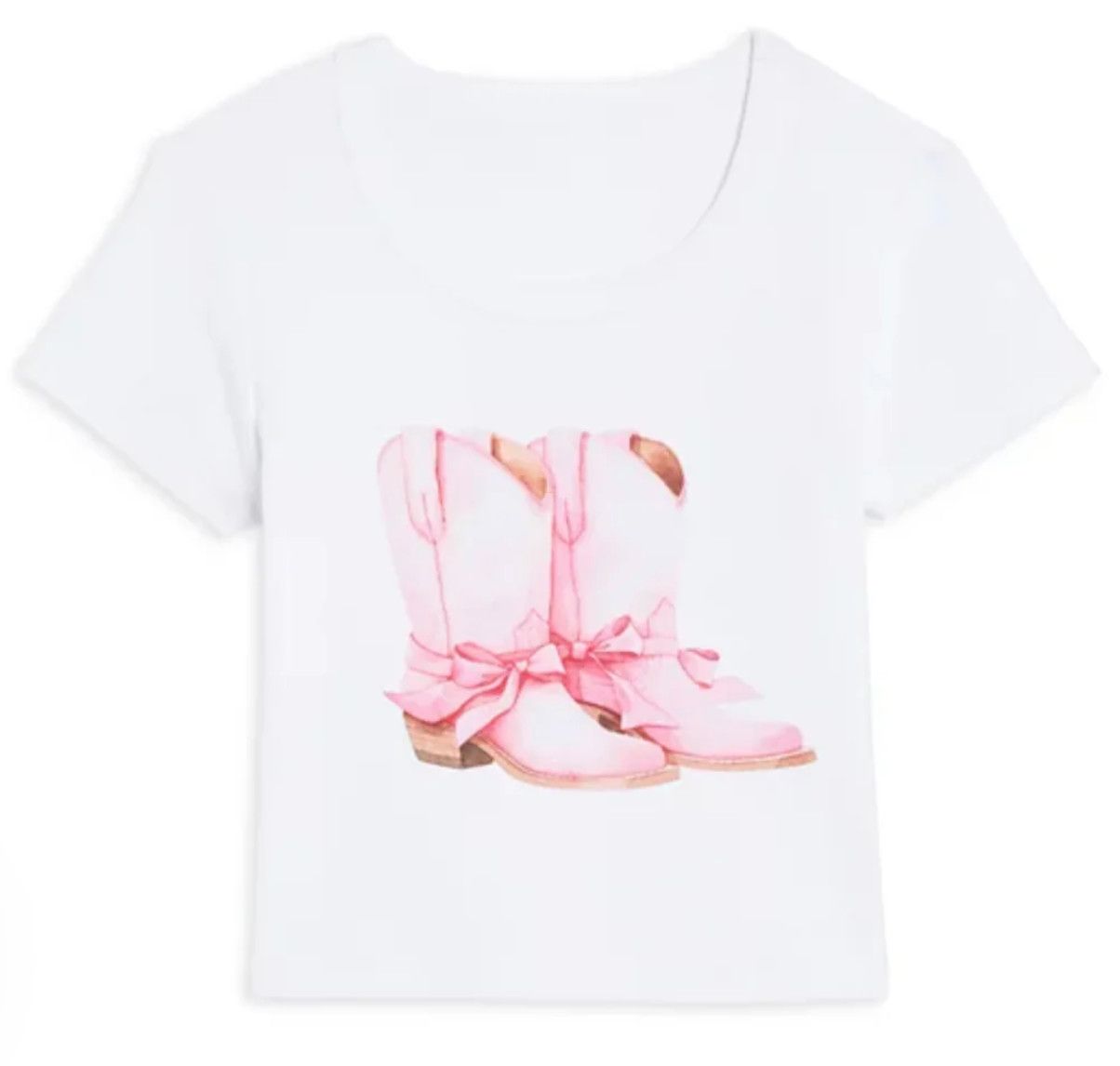cowboy boots tee