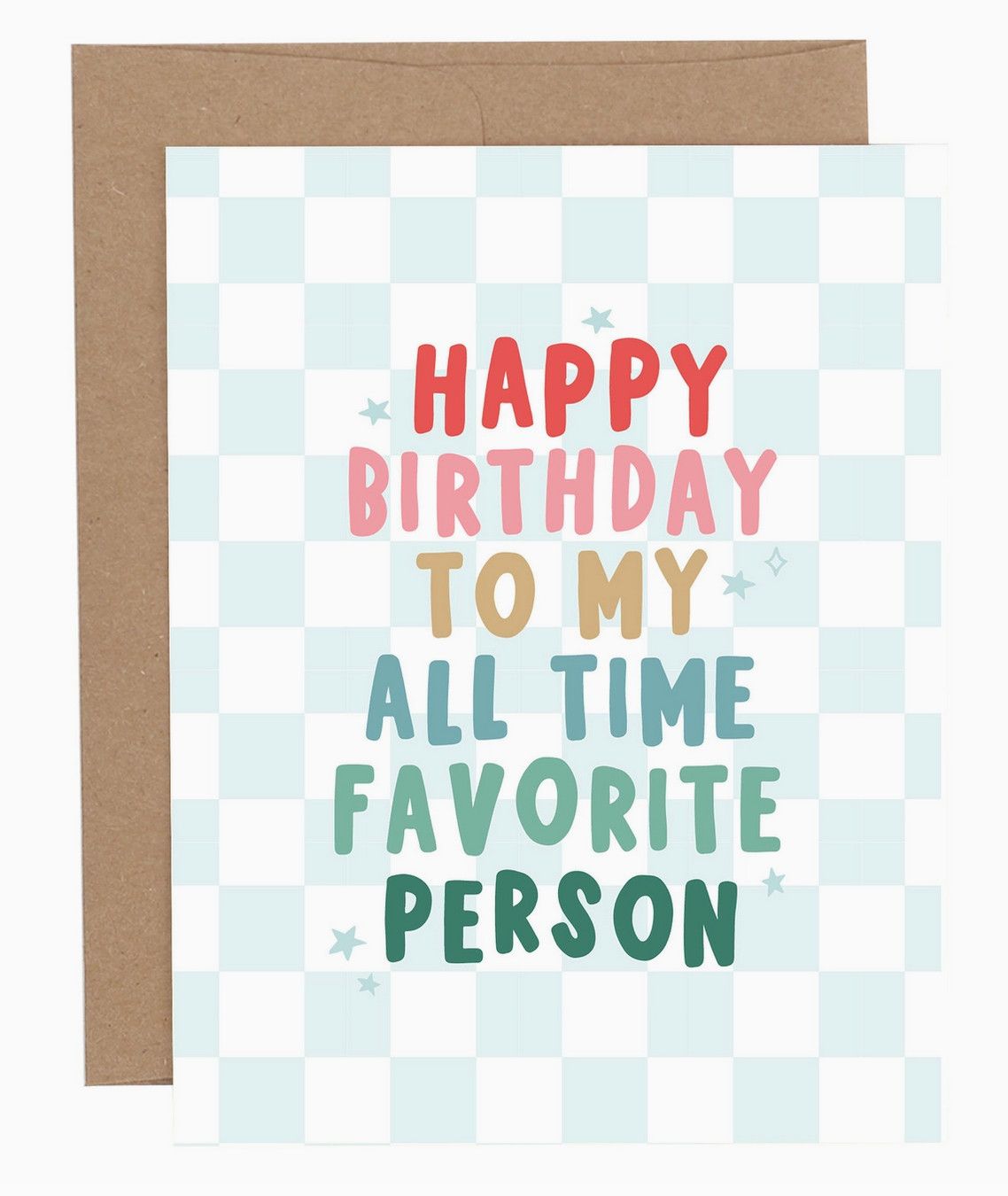 birthday favorite person card