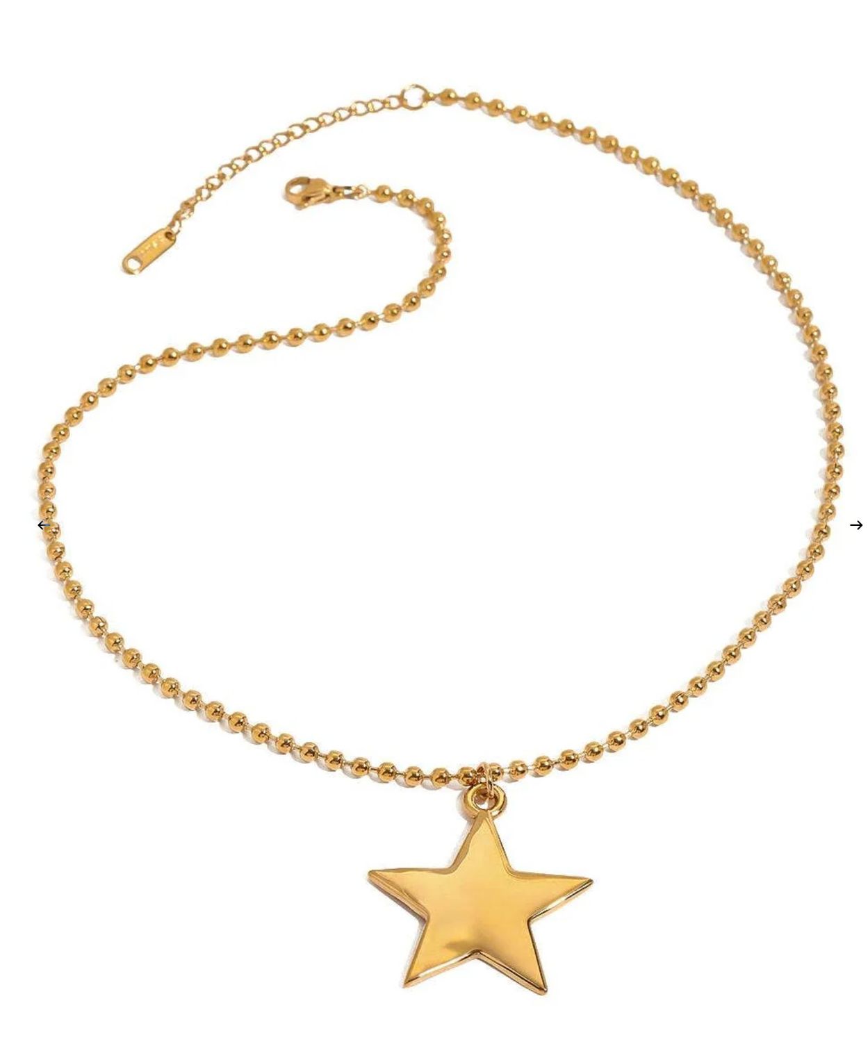 statement star necklace