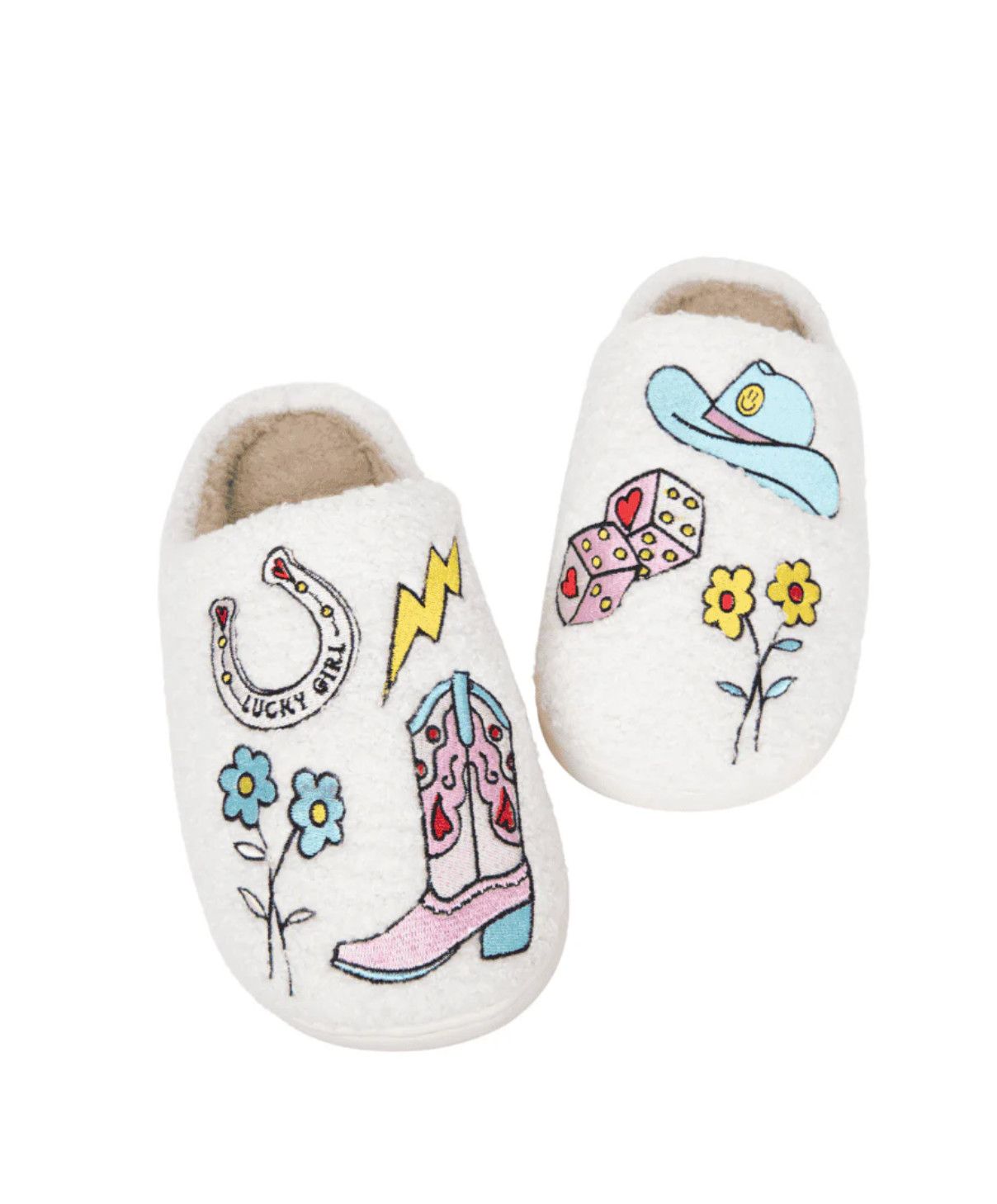 lucky cowgirl slippers