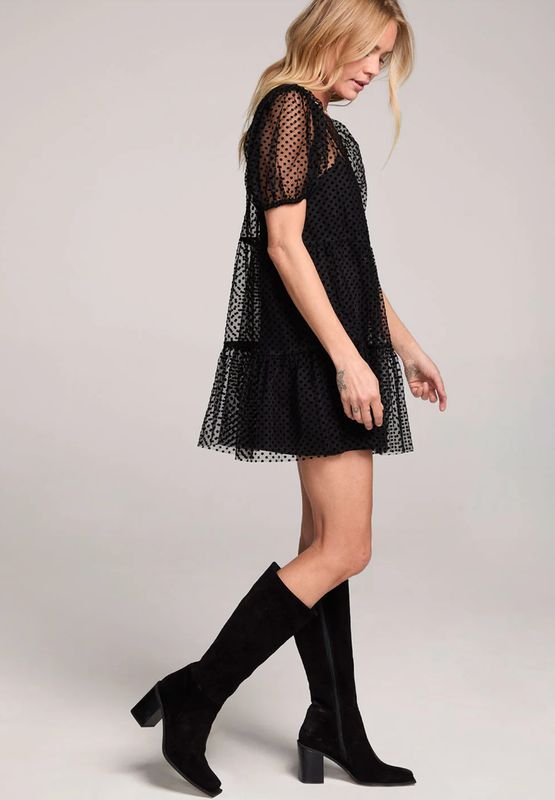 yaz mini dress- black