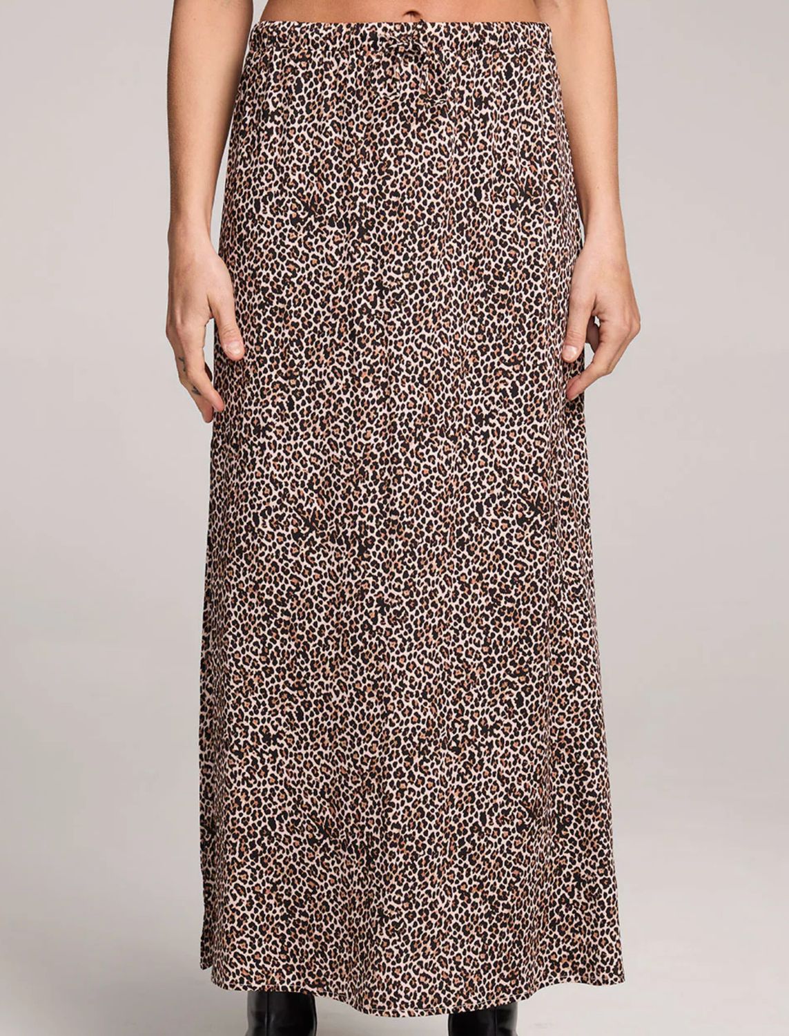 seraphyne midi skirt- leopard