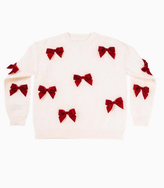 jenna sweater bows