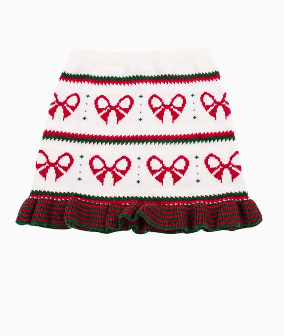 zoe sweater skirt fair isle bows