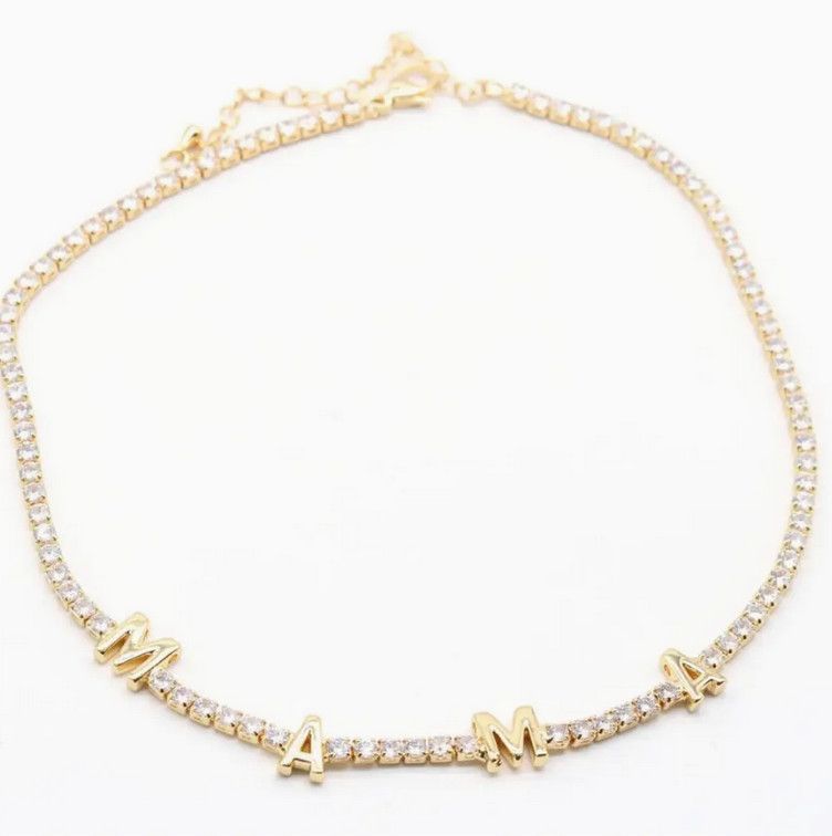 mama tennis necklace