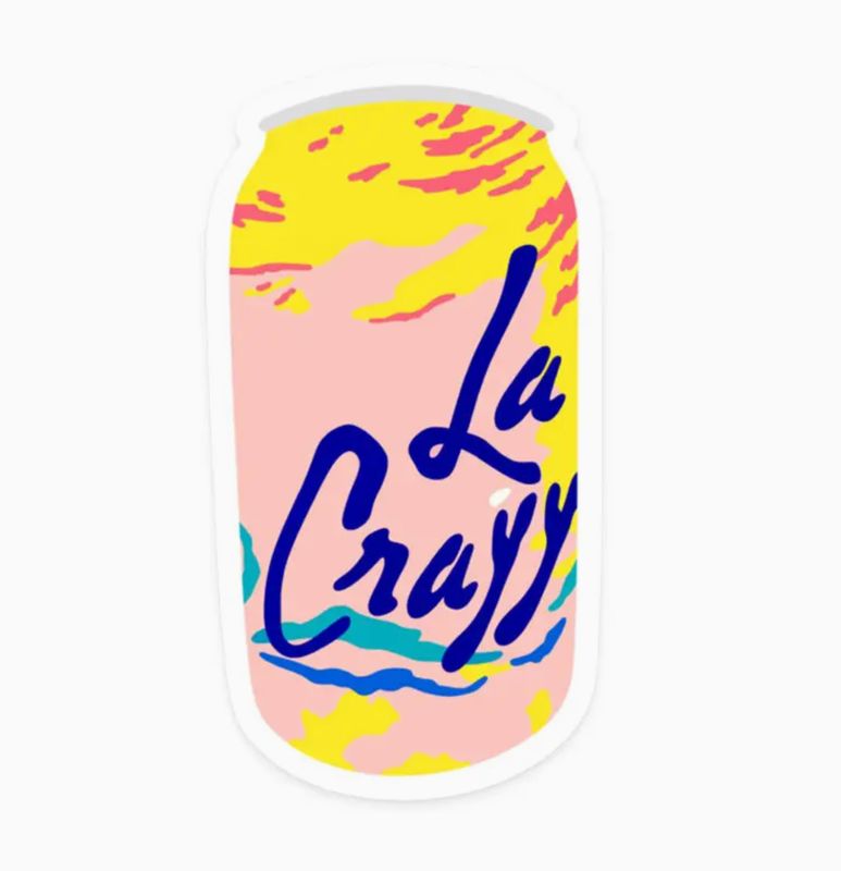 la crayy sticker