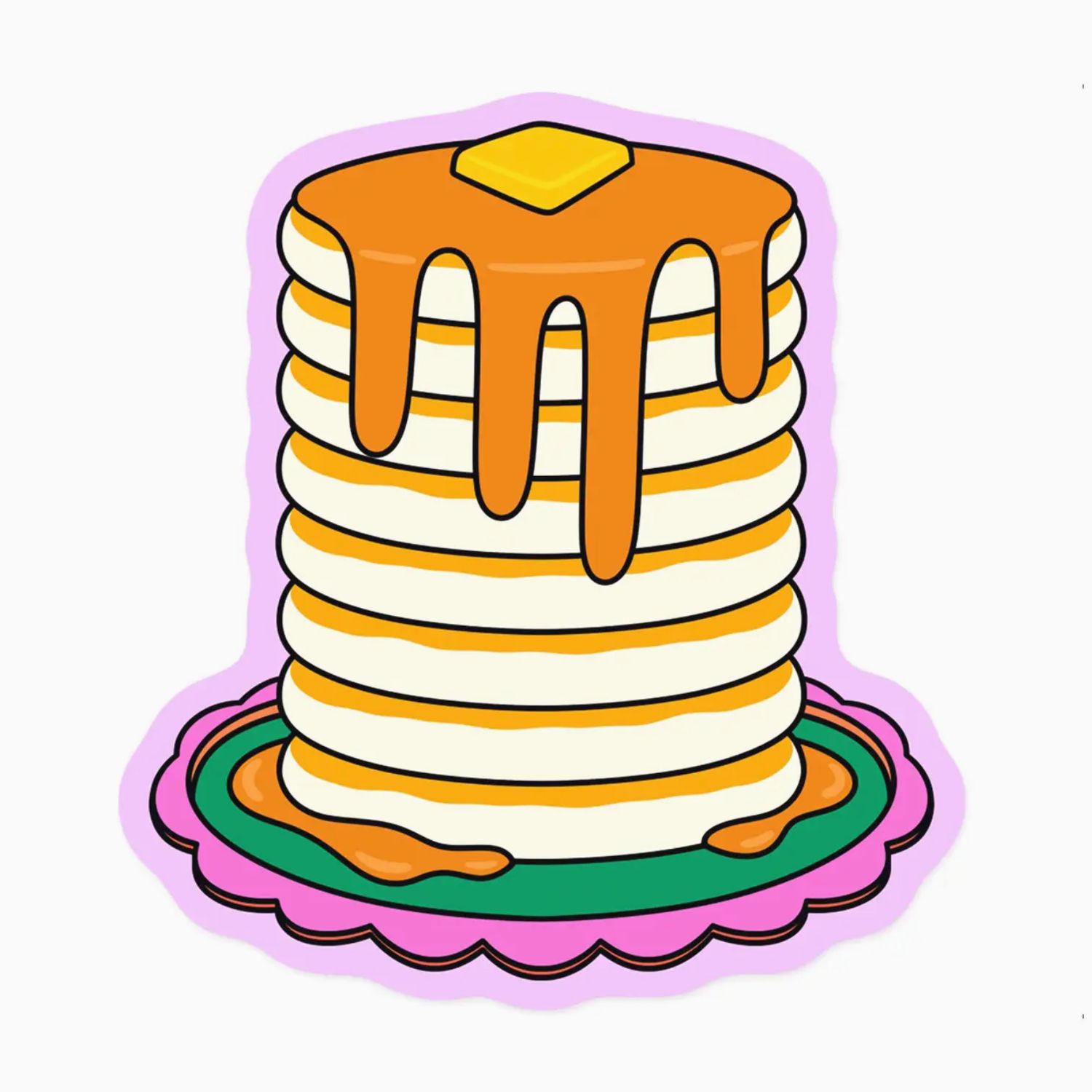 sweet stack pancake sticker