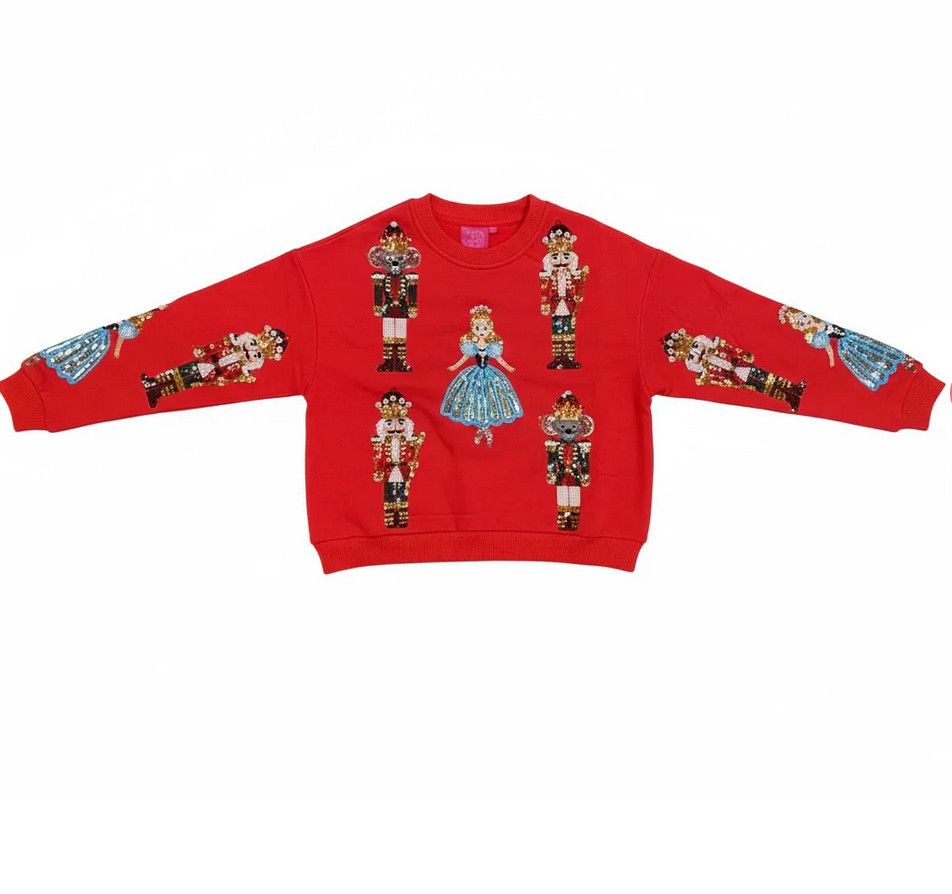 nutcracker ballet sweatshirt- red