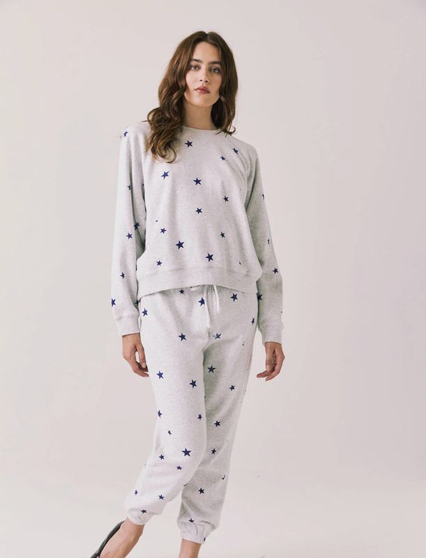 festive stars sweatshirt