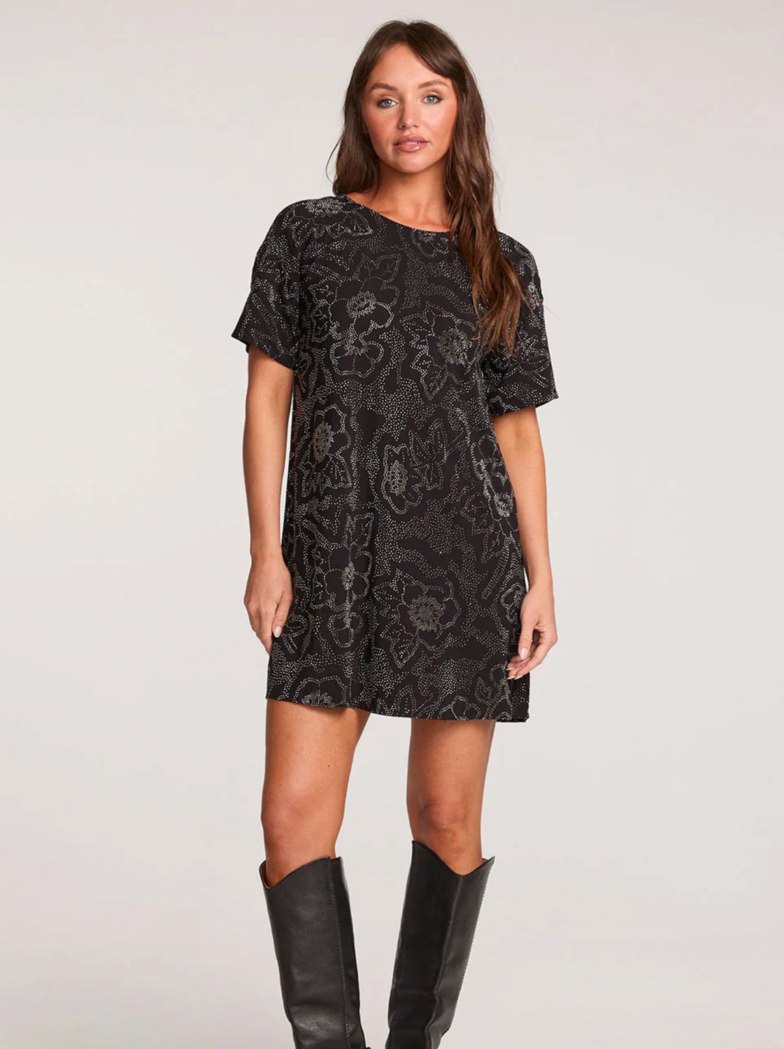 kove mini dress- black
