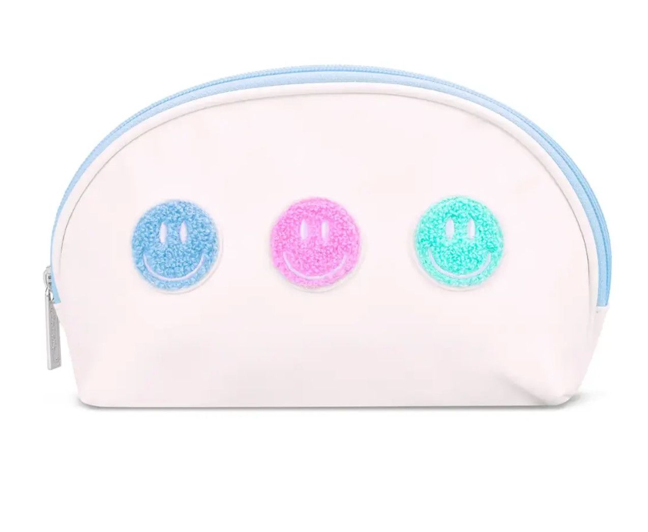 made you smile oval cosmetic bag