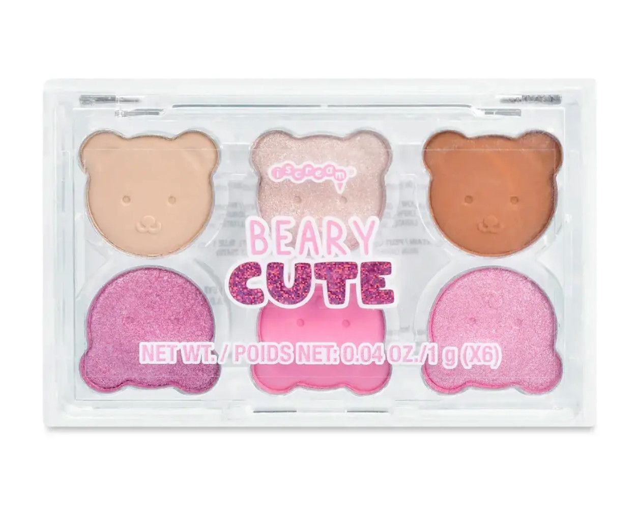 beary cute eyeshadow palette