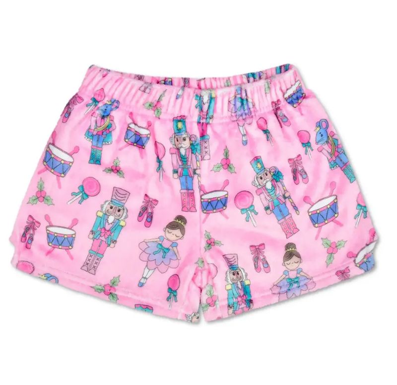 christmas plush shorts 