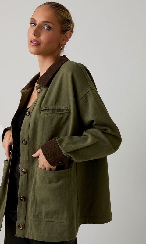 allison barn jacket- olive