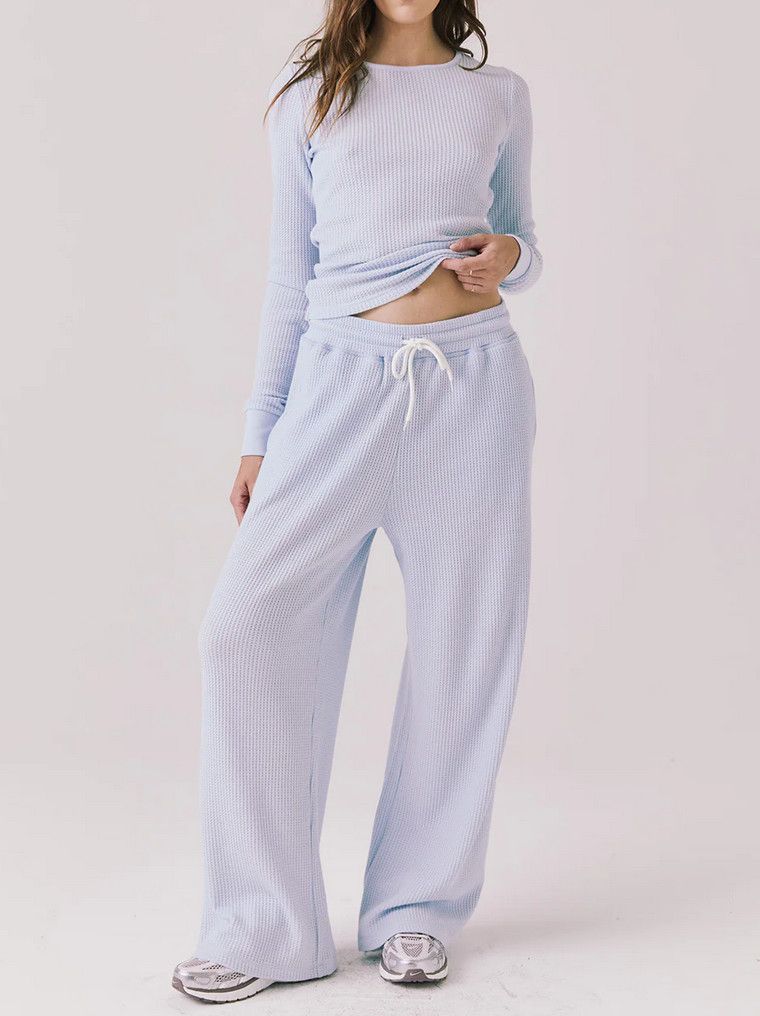 brandy joggers- skyway blue