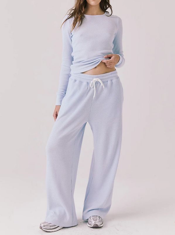 brandy joggers- skyway blue