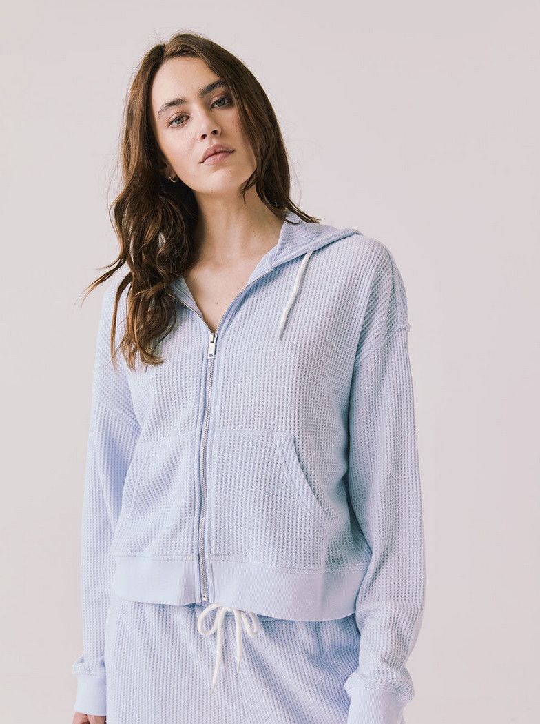 abilene zip up- skyway blue