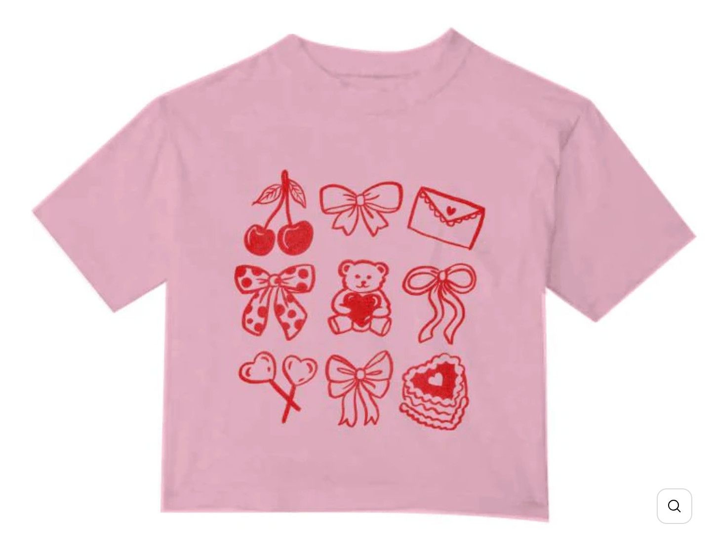 valentines cherry &amp; bow crop