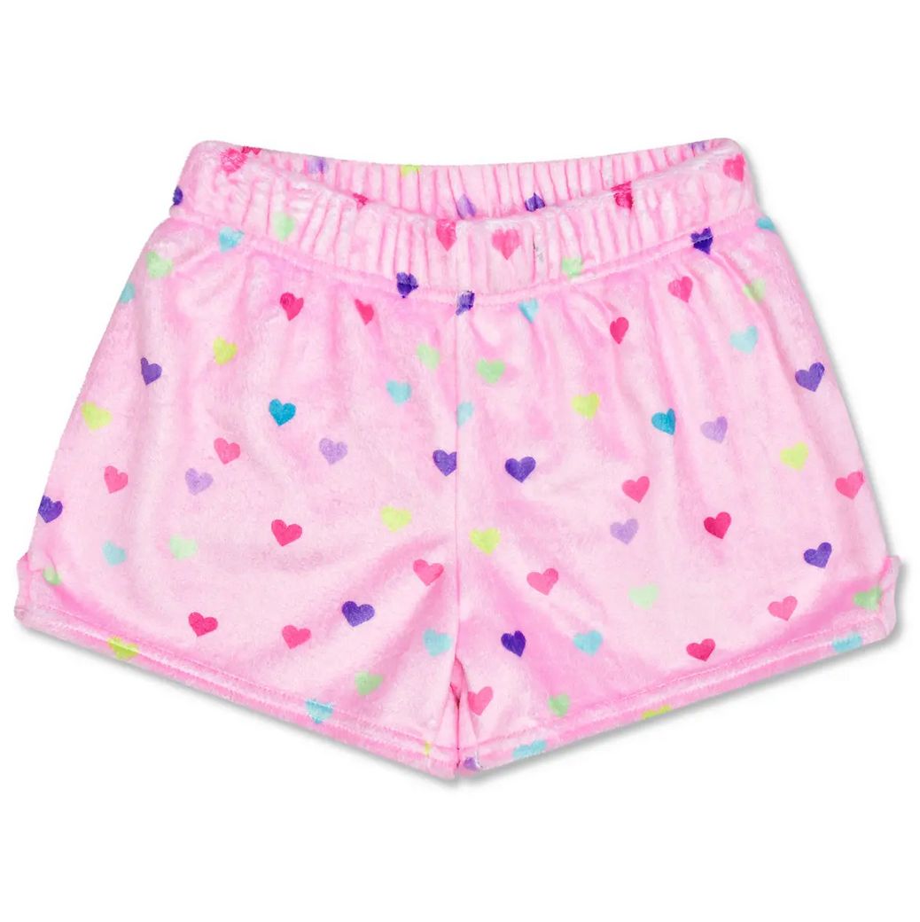 valentine plush shorts