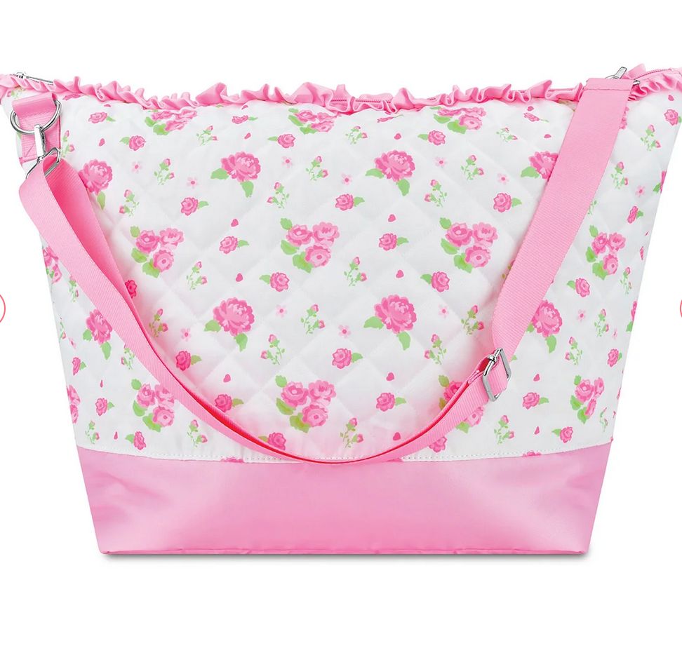 pretty in pink weekender bag