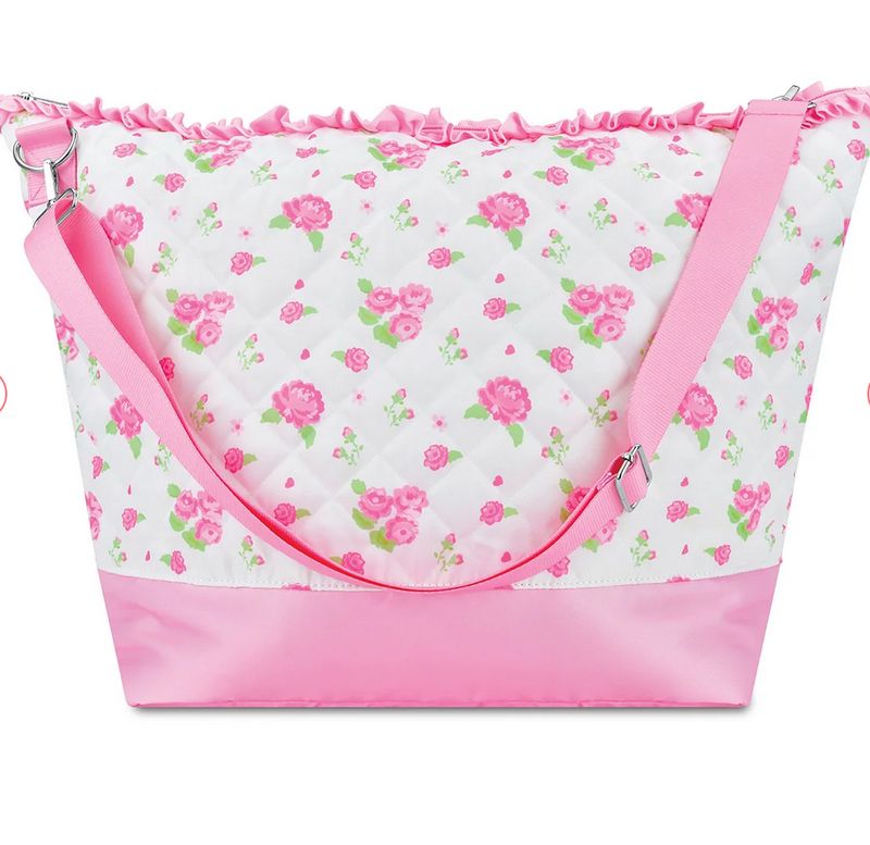 pretty in pink weekender bag
