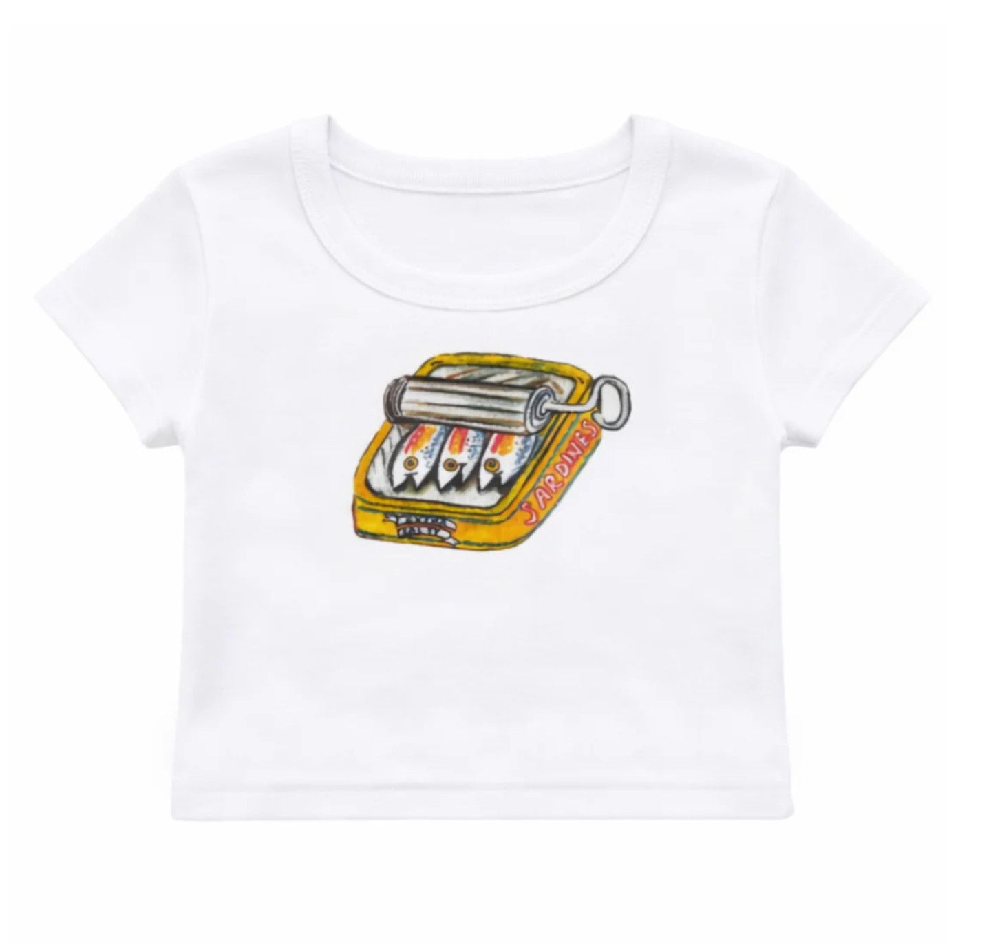 sardines tin tee