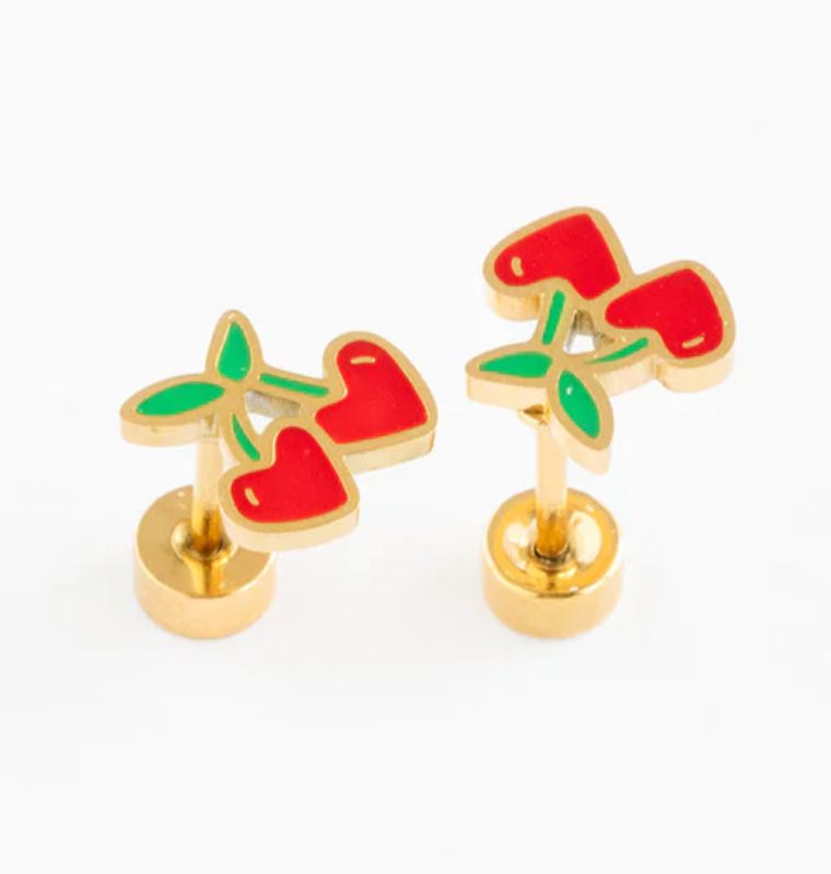 cherries studs