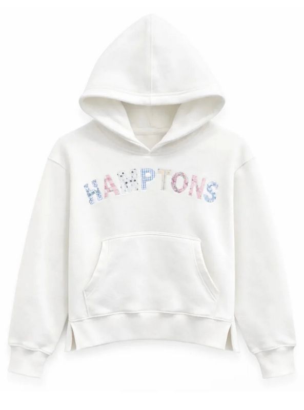 patchwork hamptons hoodie