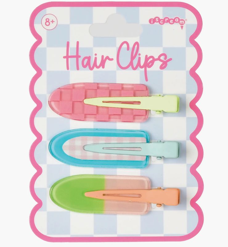GRWM clips (set of 3)