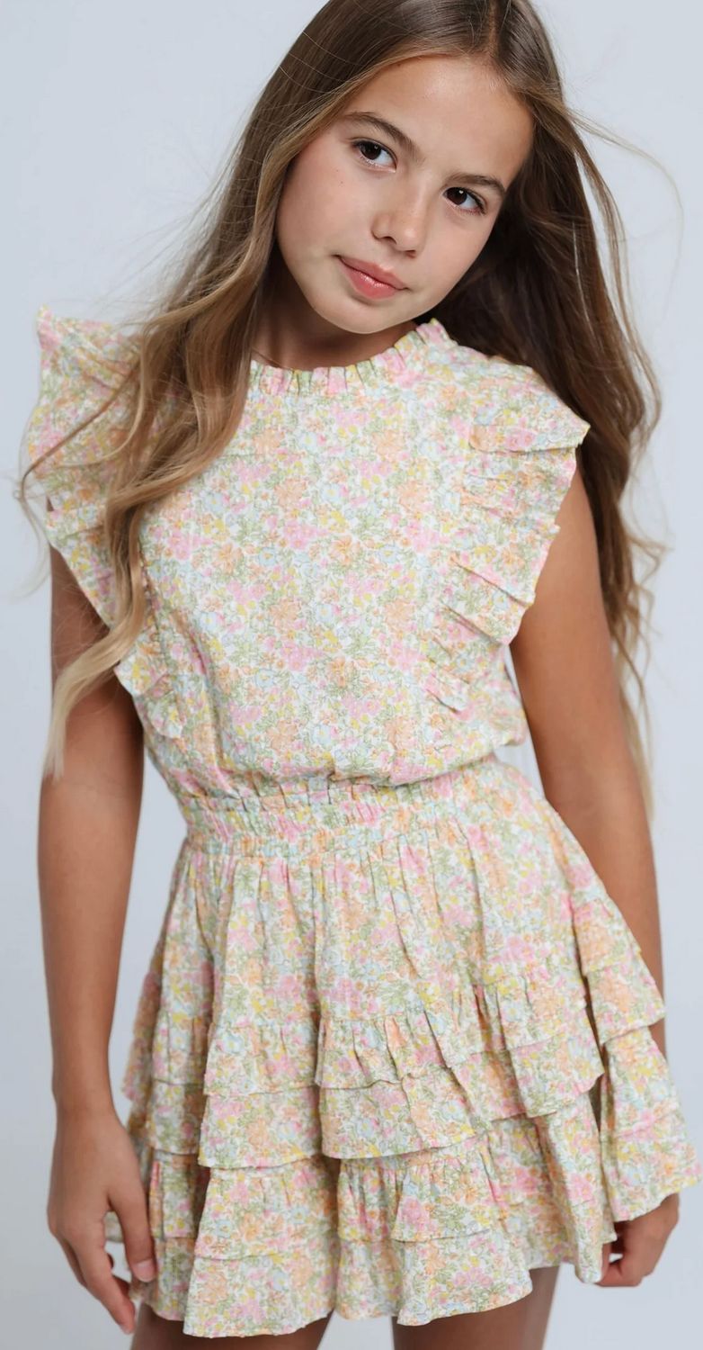 gustavia dress, Color: garden sorbet, Size: 7/8