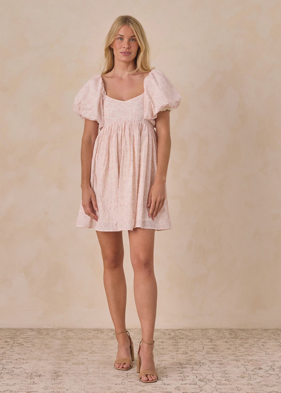 isabella dress- lavender floral