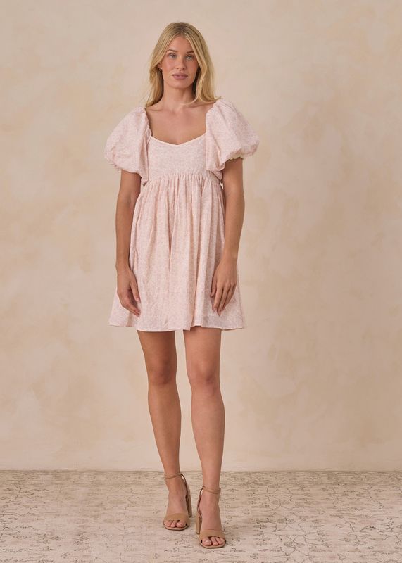 isabella dress- lavender floral