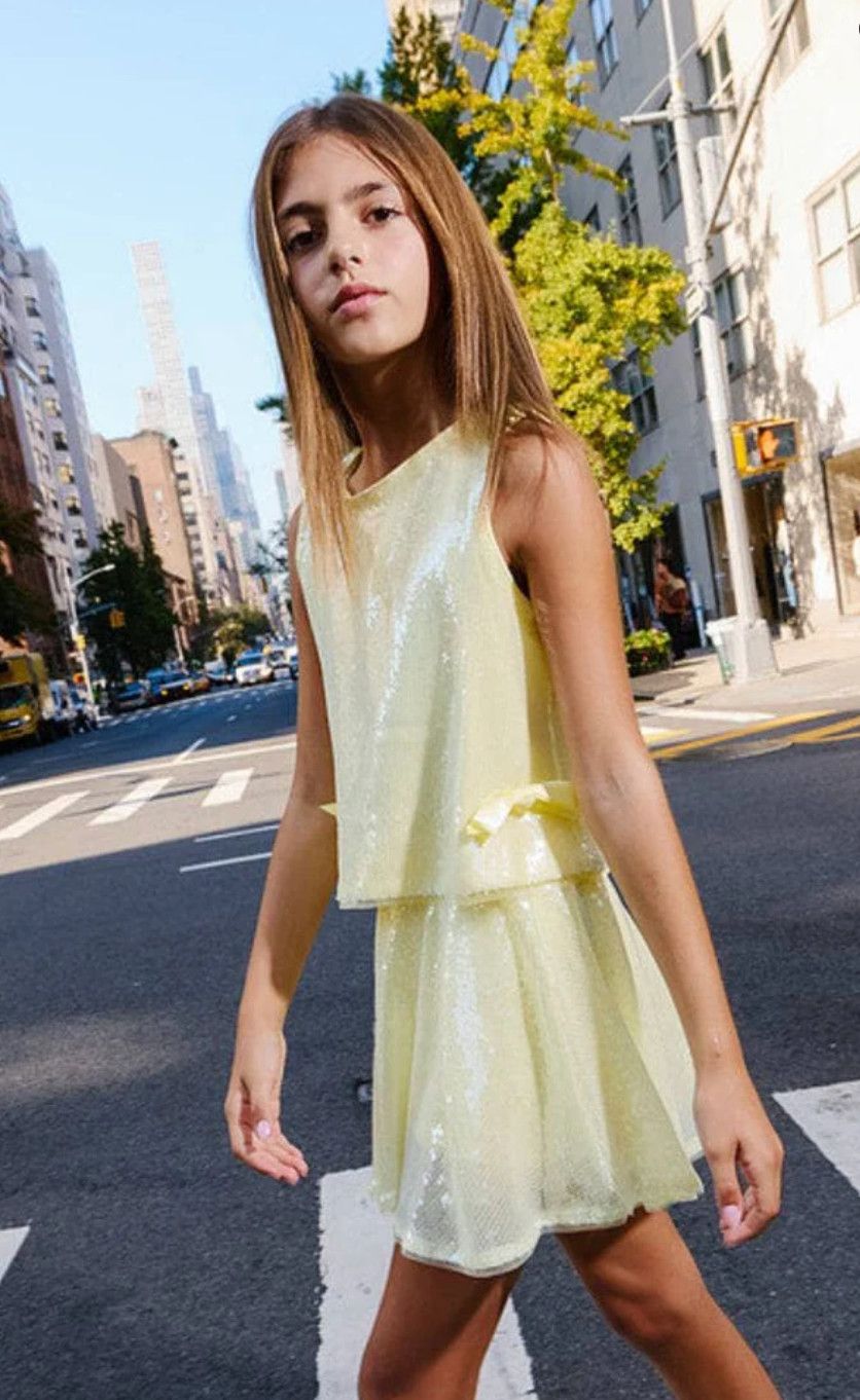 sunny sequin bow set