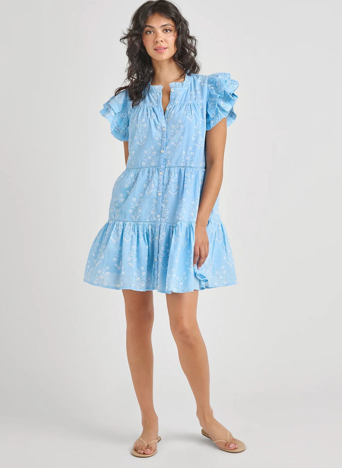kalani ruffle dress
