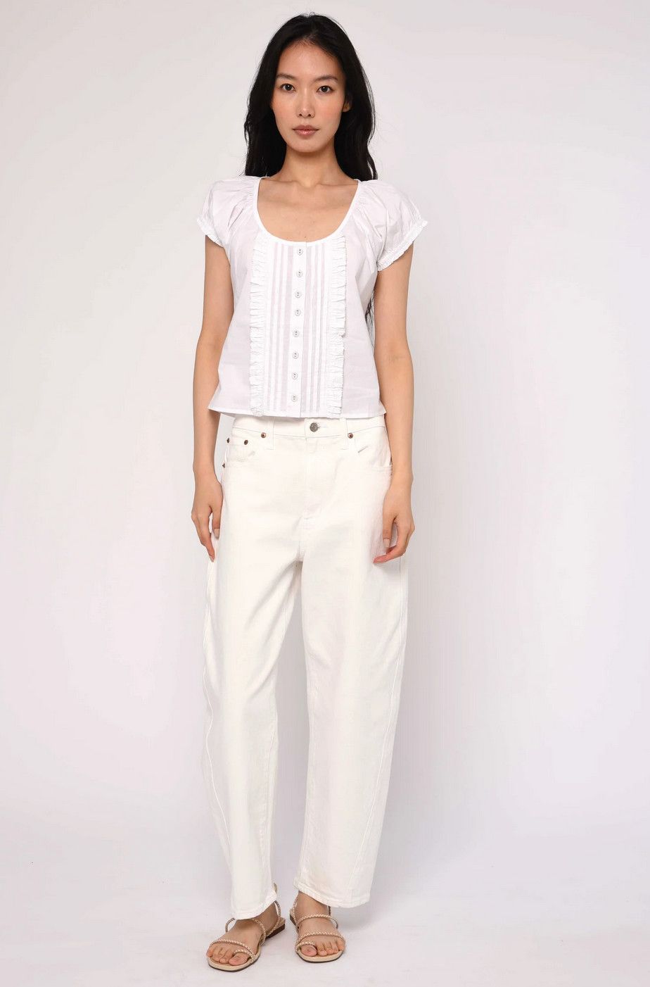 vanda top- bright white