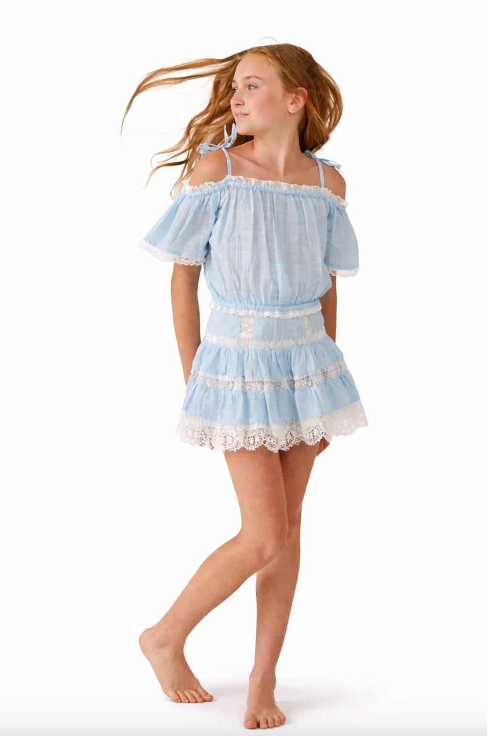 luna heart mini skirt