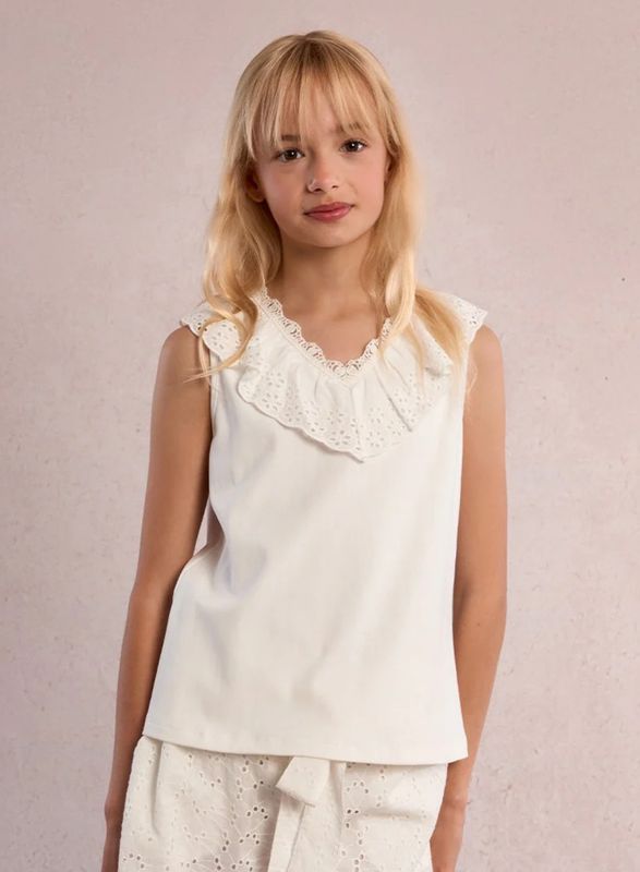 lace collar tank