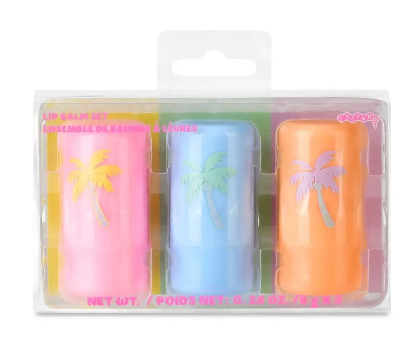 palm paradise lip balm set