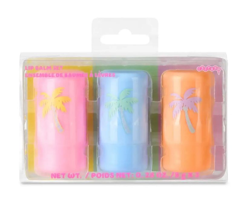palm paradise lip balm set