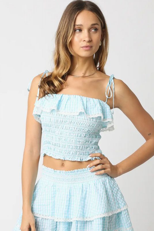elisa smocked set