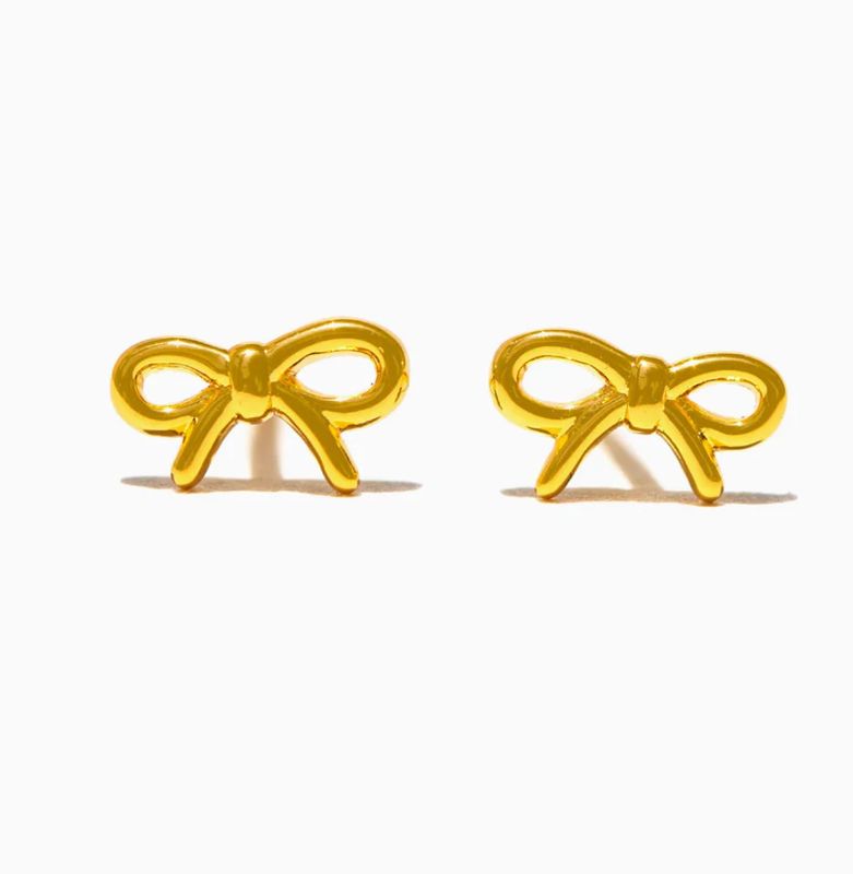 lil bow studs